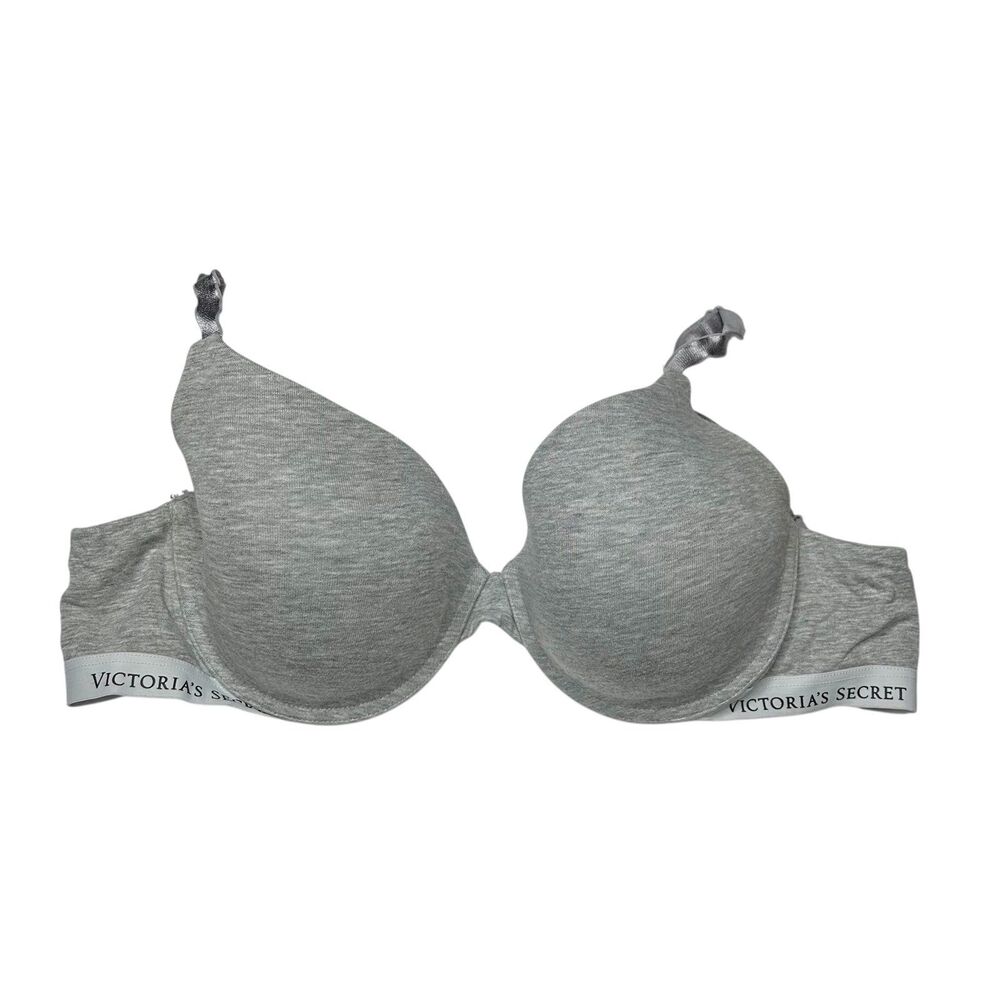 Victoria’s Secret grey t shirt lightly lined bra 34D